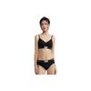 Calvin Klein CK96 Series Small Square Letter Logo Trim Wireless Bra Women Underwear Black White QF7218-ACH