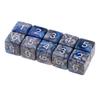 20Pcs D6 Polyhedral Cubes Square Corner Dices Educational DIY Board Game Dices