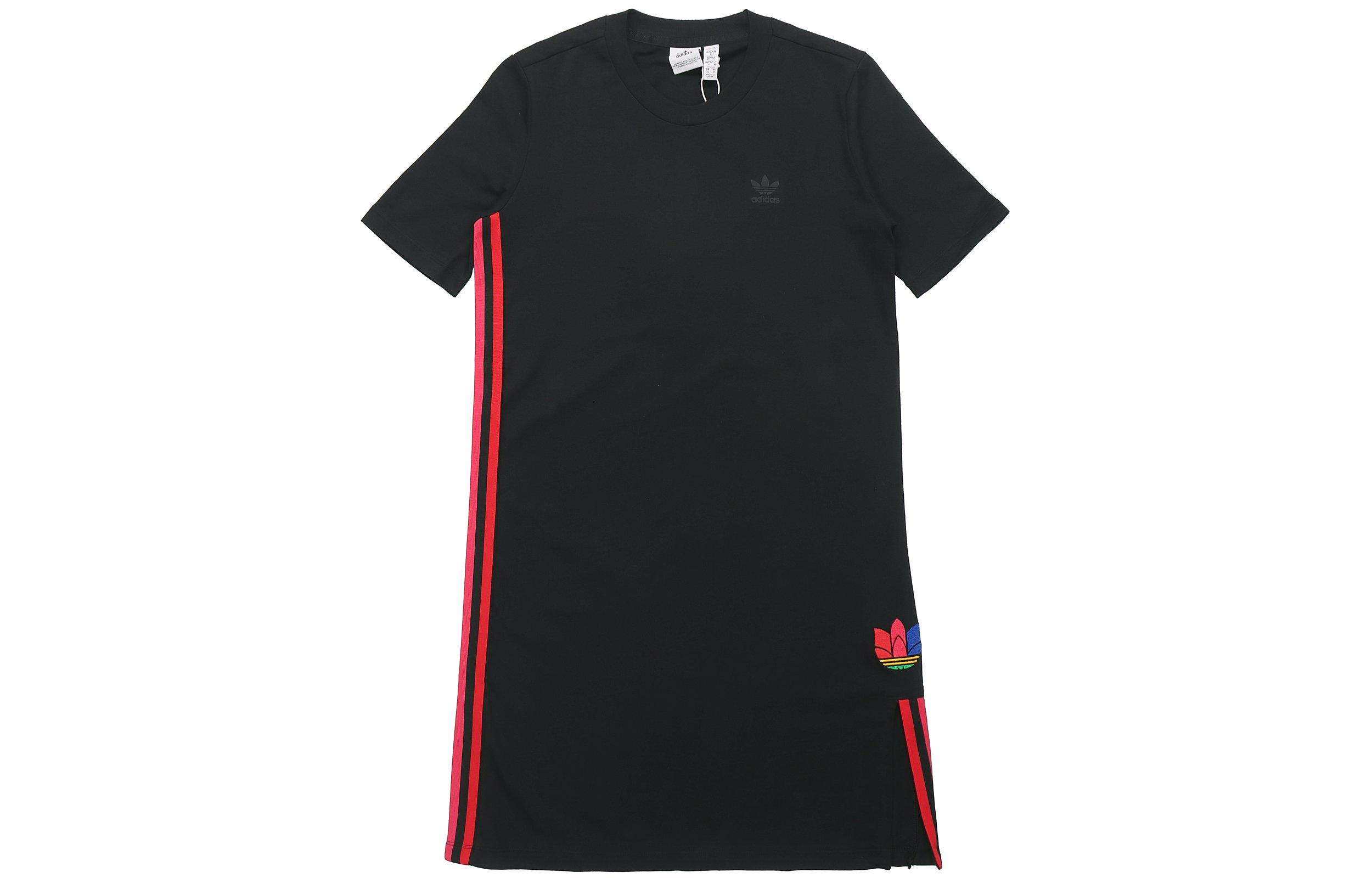 

Adidas Originals Short Sleeved Dress Women s Black GD2233 32