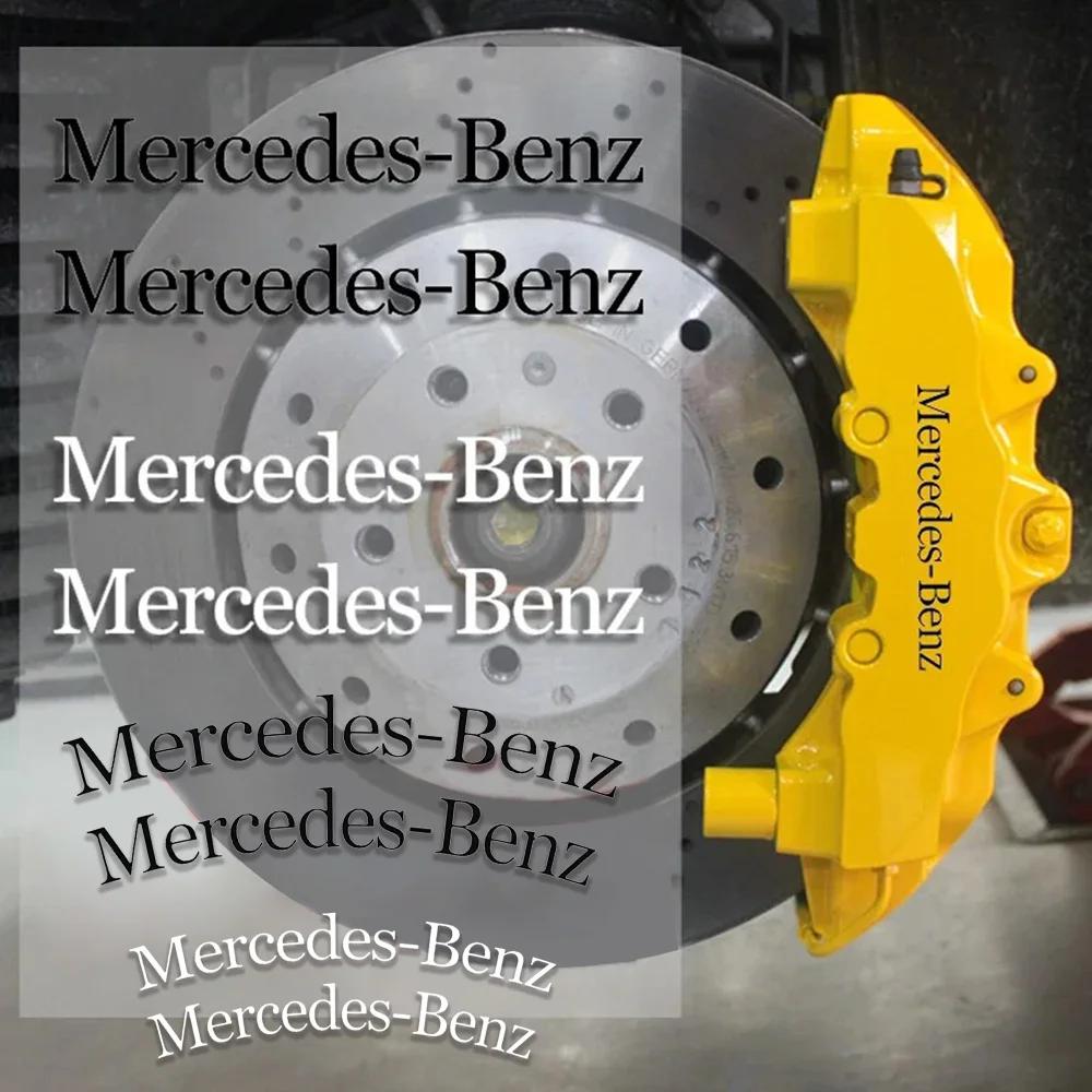6 Pezzi Adesivi Decalcomanie Pinze Freno Auto per Mercedes Benz W166 W212 W213 W246 W176 W205 C180 W167 Classe A B C E GLE GLK Decorazione BD1