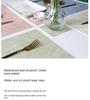 Waterproof Oilproof Placemats Non Slip Heat Resistance Washable Table Mats Cup Coasters Kitchen Water Uptake Dinner Placemats