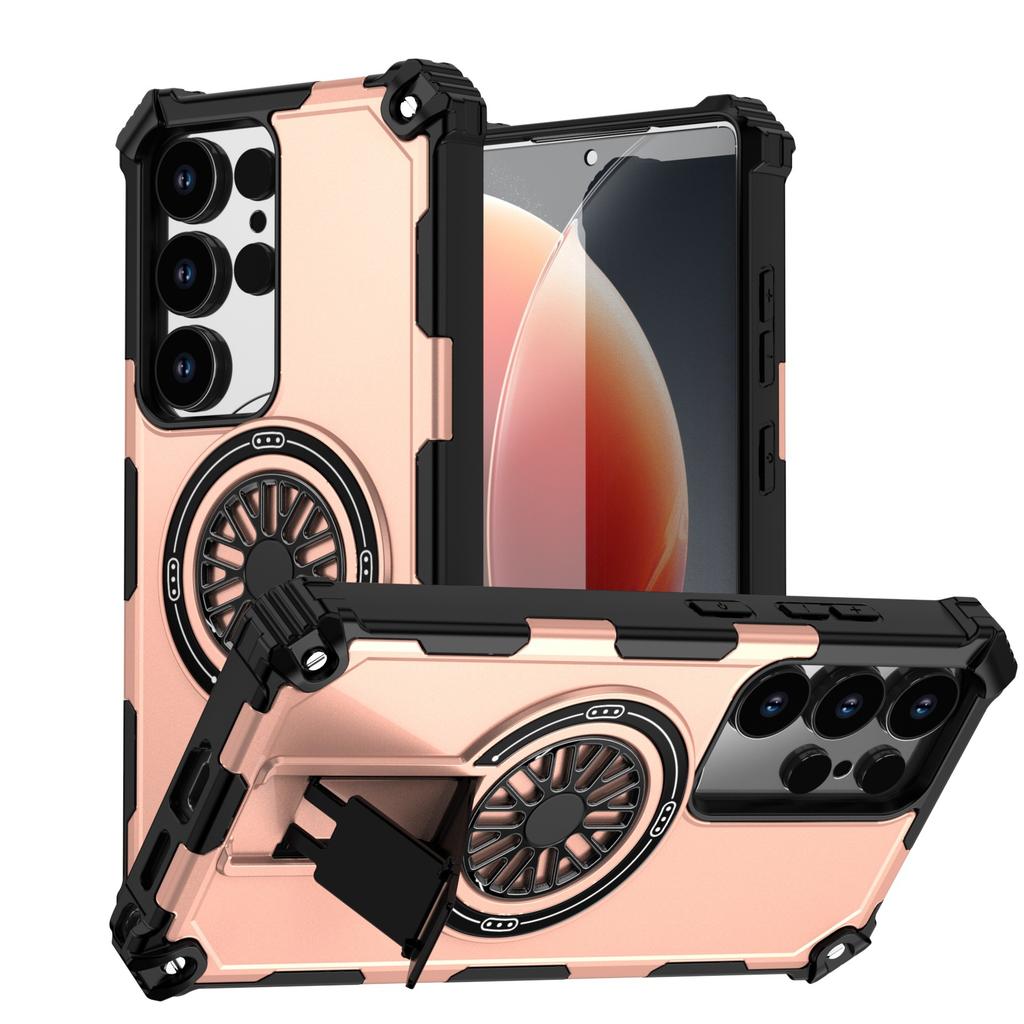 Guardian Magnetic Phone Case for Samsung S25 Ultra Stand Moto Shockproof PC Case