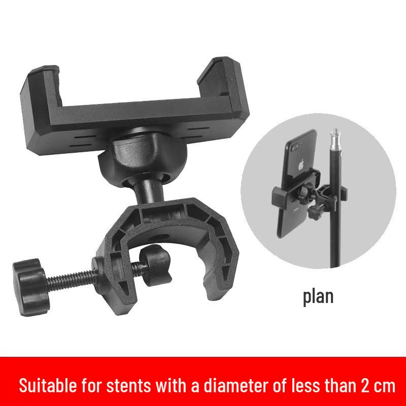 Multifunctionele Universele Mobiele Telefoon & Camera Live Streaming Standaard met Drievoudige Mount Adapter