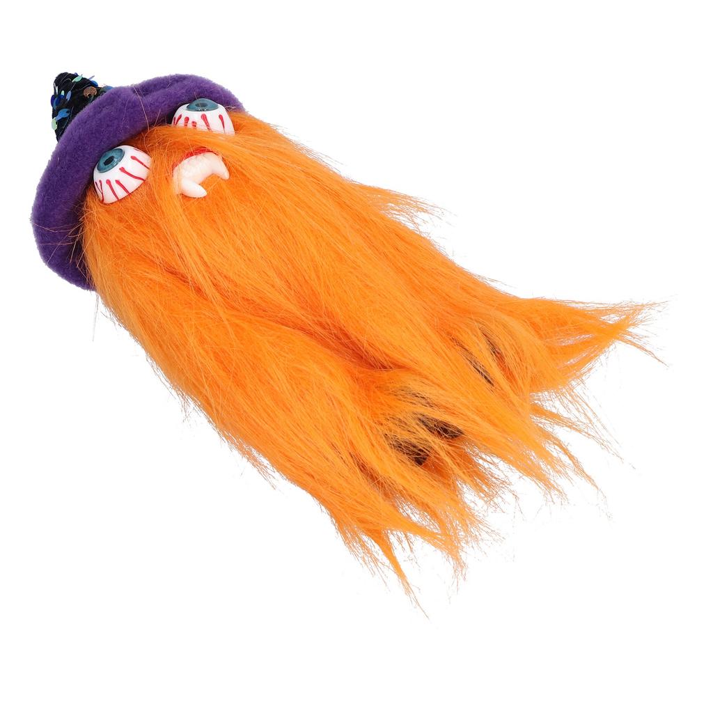 Halloween Dolls Ornament Halloween Plush Gnome with Witch Hat and Vampires Tooth for Halloween