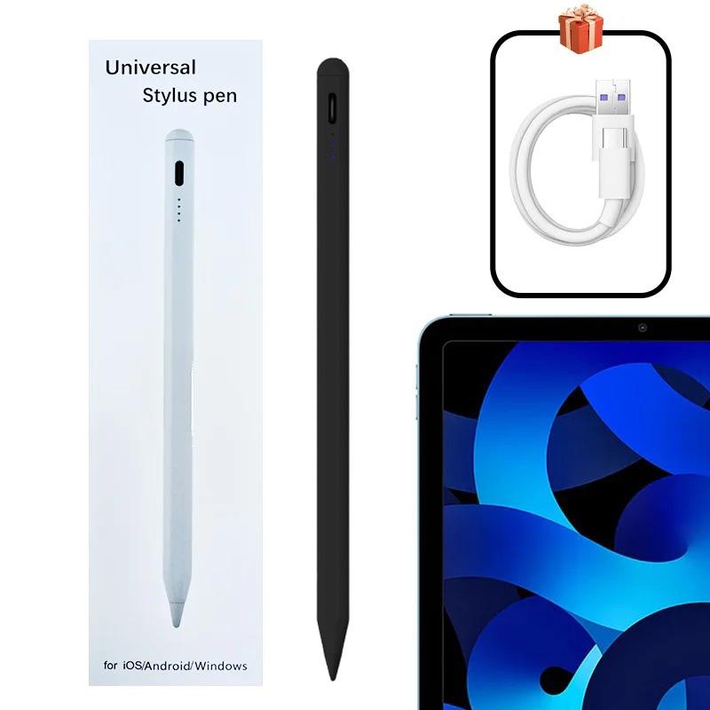 

Универсальный стилус для планшета, мобильного телефона, емкостного экрана, сенсорная ручка для iPad, Apple Pencil для Huawei, Samsung, Xiaomi, стилус чёрный