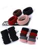 Thick Wide Elastic Hair Tie for High Ponytails and Updos - Seamless, High Elasticity Hair Ring