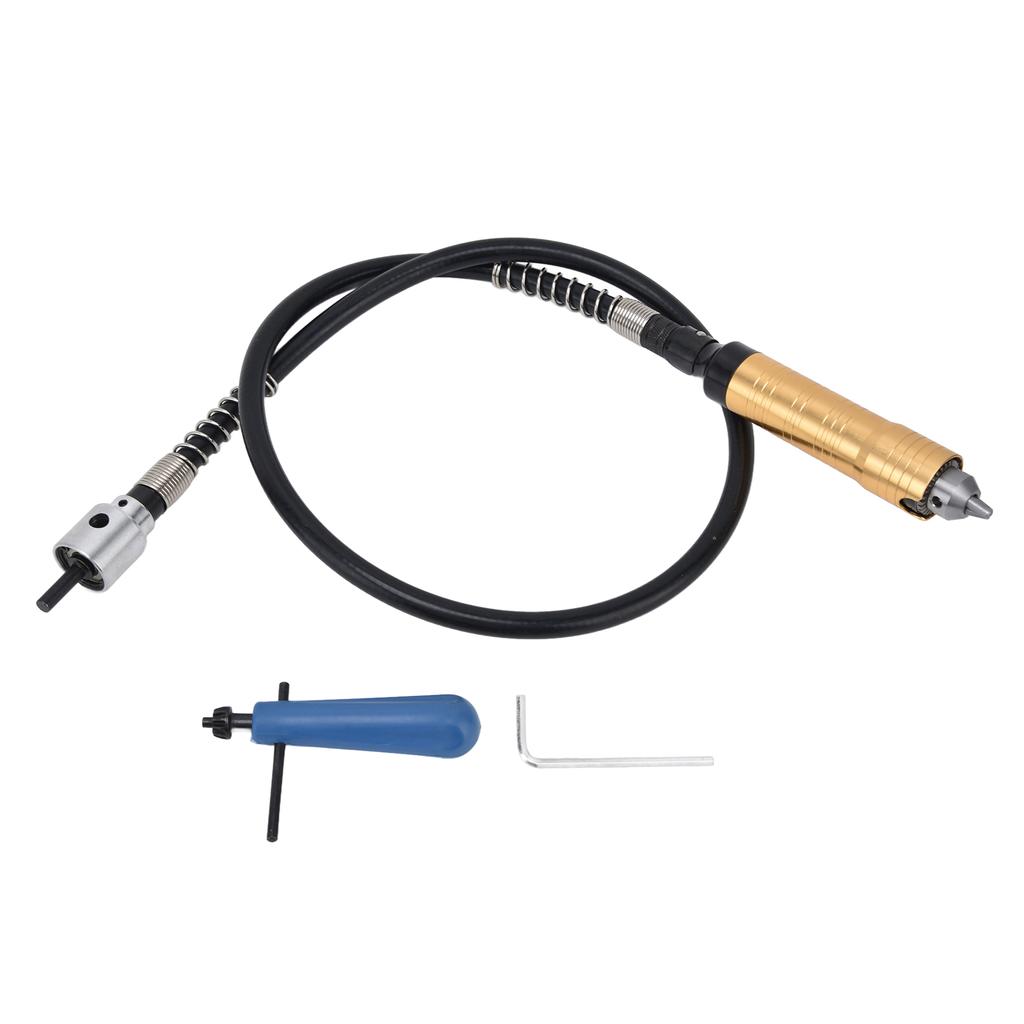 Fleksibel aksel forlengelseschuck Gummi ABS Aluminiumslegering Fleksible aksler Borechuck 0.3?6,5 mm