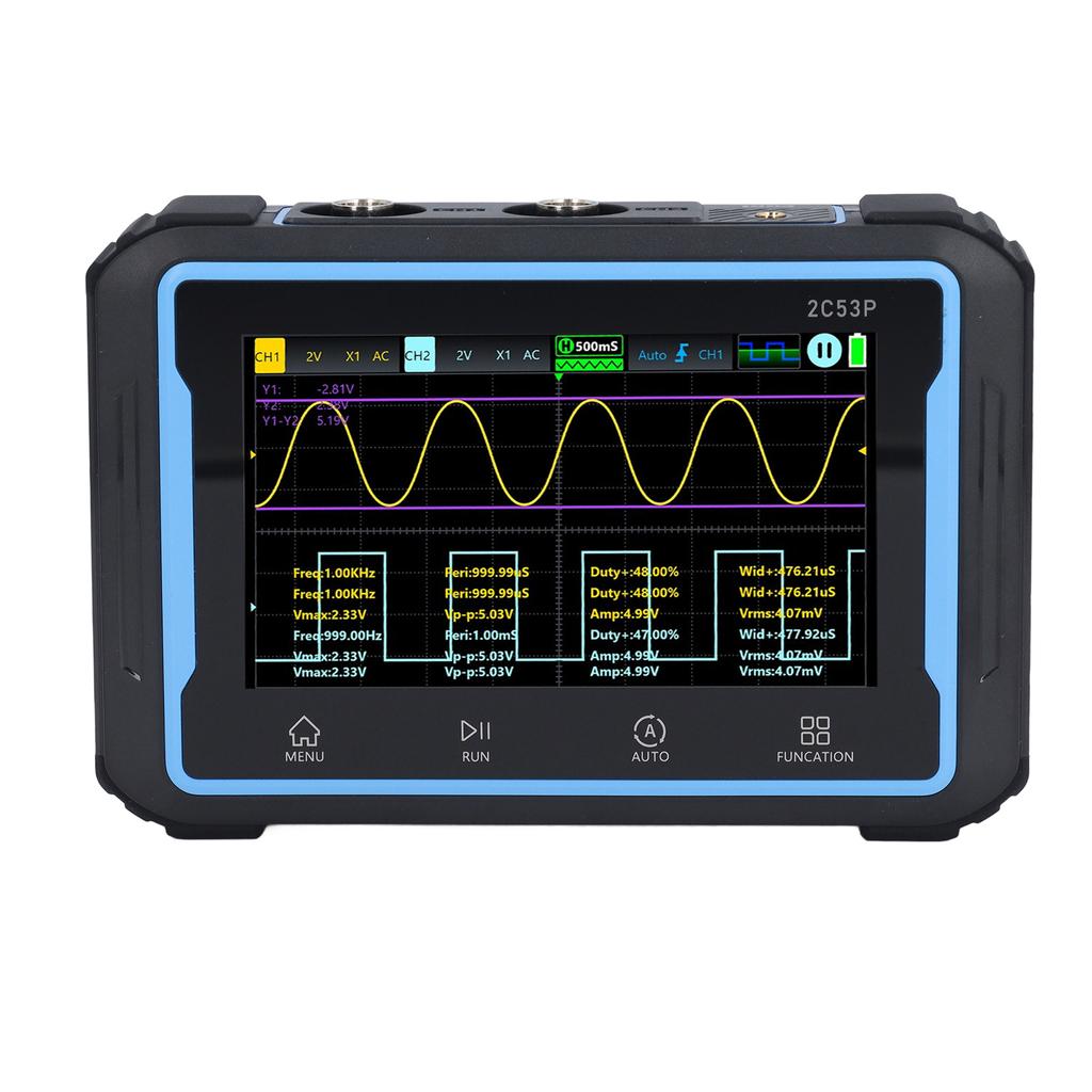 3 in 1 Handheld Oscilloscope Multimeter 50MHz 250Ms s 19999 Counts Oscilloscope Multimeter Signal Generator