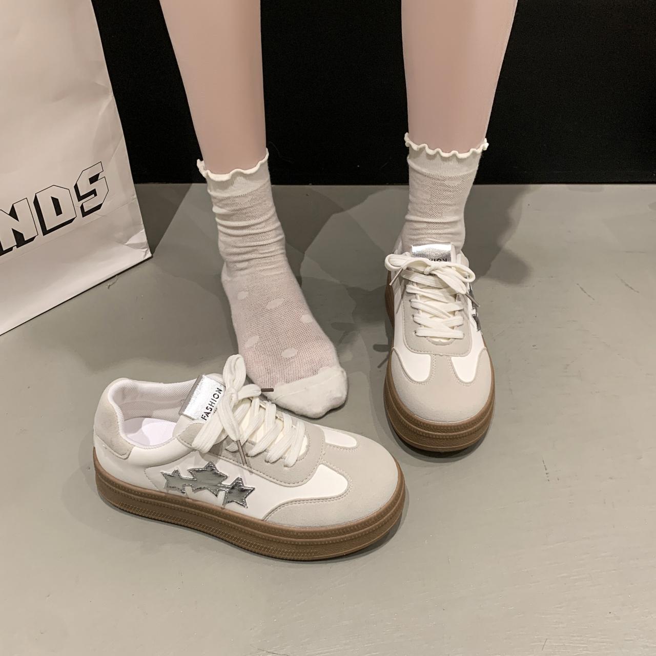 

Fashion Women s Casual Walking Sneakers Breathable Comfortable Cushioned Athletic Shoes for Outdoor Daily Wear Non-Slip Fashion Footwear 35 серебряный