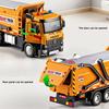 1/24 City Heavy Electric Tipper Dump Truck Model Metal Slag Coal Mine Transport Vehicles Car Model Sound and Light Kids Toy Gift