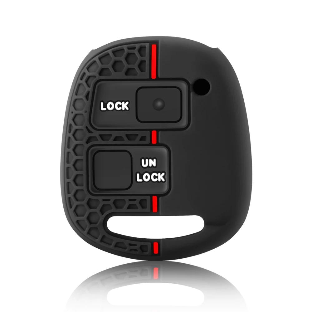 

Silicone 2 3 Buttons Car Key Case Cover For Toyota FJ Cruiser Land 2008-2014 Yaris Echo For Lexus ES GS LS IS RX SC LX RX400h
