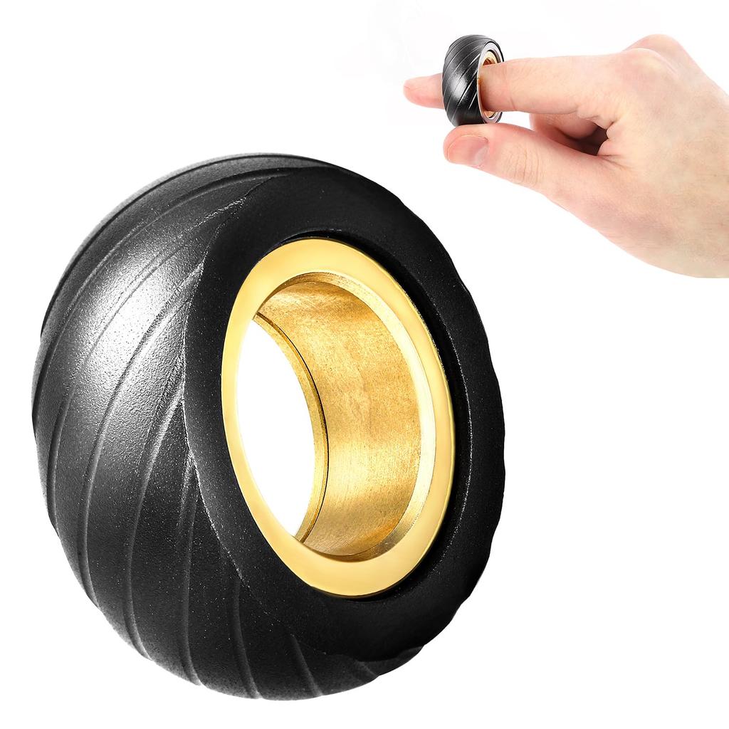 Looren Pleasure Fidget Fidget Hand Stress Hyperactivity Disorder Japanese Instruction Manual Included Ring, Toy, Toy, Gadget, Relief, Aid, (Black)