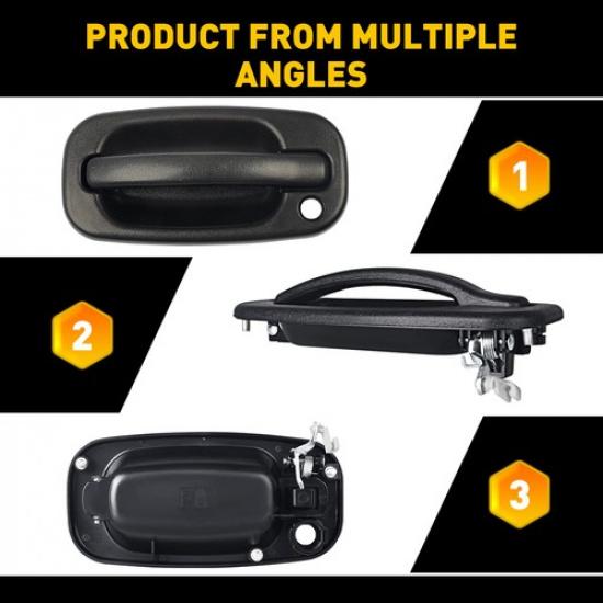 Door Handle Exterior Front Outside Side Driver Left LH Chevy Fit GMC Cadillac