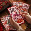 6Pcs/Set Blessing Red Pocket Cartoon Lucky Money Bags Cute Money Packet  New Year Decoration