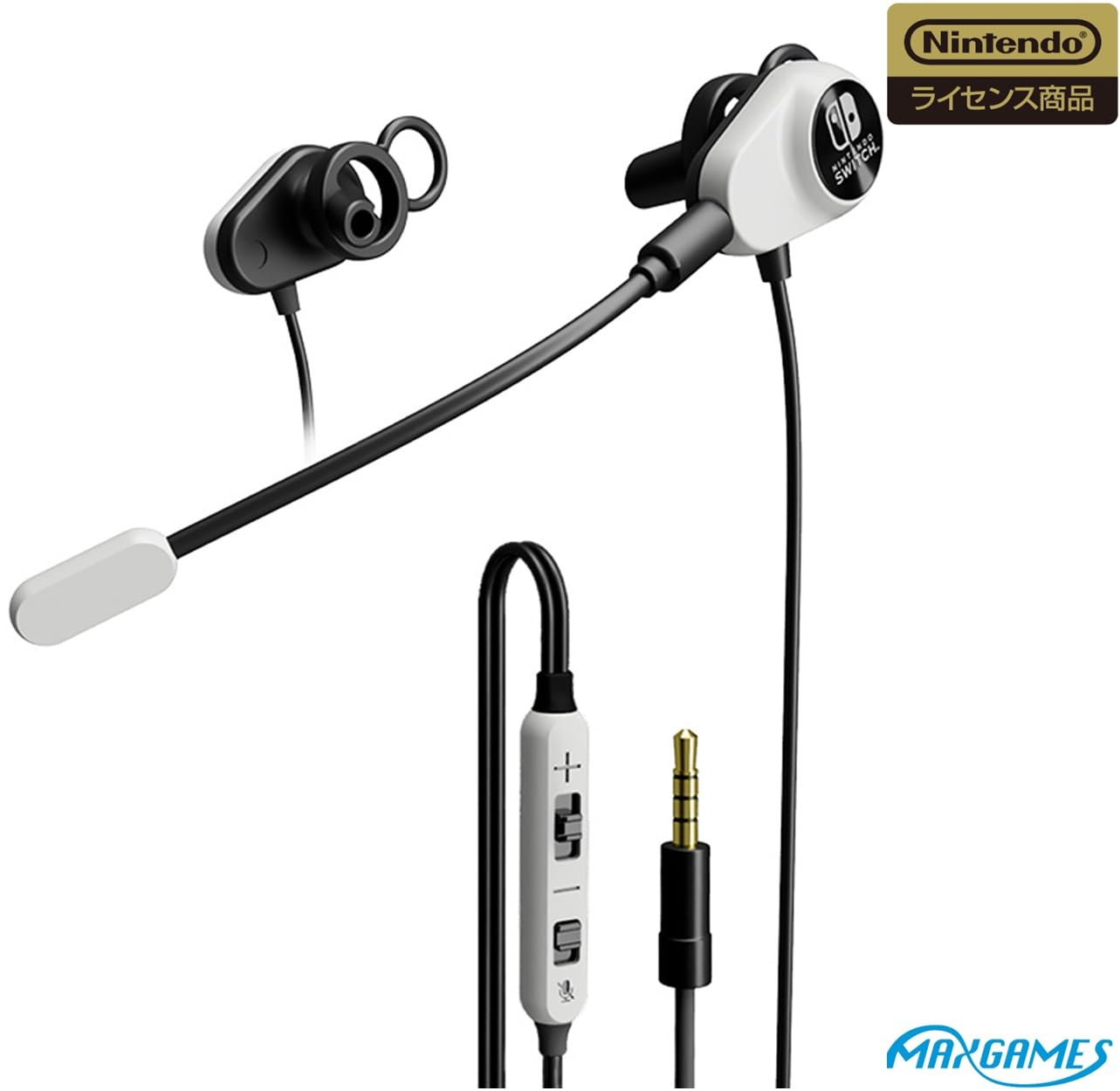 

Лицензированные игровые наушники Nintendo Switch Dual Duct, белые [Продукт Nintendo]