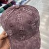 New Worn Hole Washed Deep Hat Versatile Old Casual Dome Women's Soft Top Baseball Cap