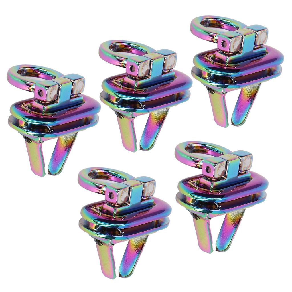 5 Pcs Flip Lock Colorful Zinc Alloy Oval Bull Nose Lock Luggage Lock Clamshell Lock