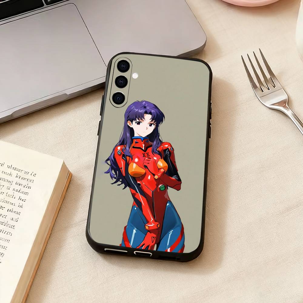 Neon-n G-Genesis E-Evangelion Phone Case For Samsung Galaxy A73,A72,A71,A70,A53,A52,A51,Others Soft Black Cover