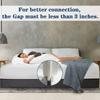 Thicken Bed Bridge Adjustable Bed Gap Filler Professional Mattress Connector  Travel
