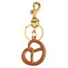 Style Fruit Keychain Keyring With Resin Dimpled Alloy For Car And Bag Decor