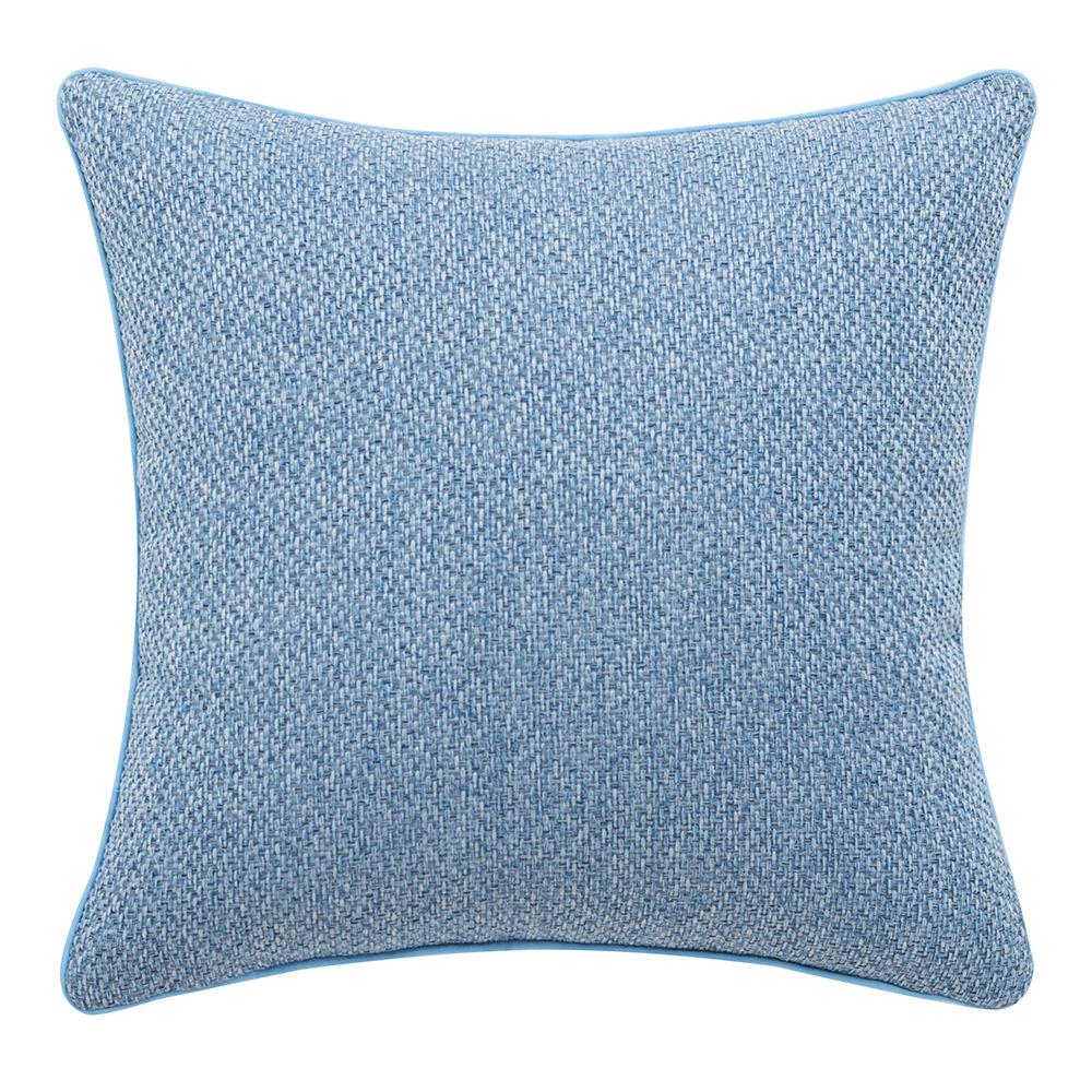Ins Style Simple Plain Color Imitation Cotton Linen Splicing Pillow Case Bedside Sofa Edge Pillow Case Can Be Detached and Washed