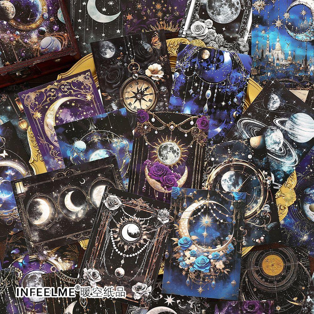 15 Sheets Vintage INS material paper Planner Decorative Hand Account Background paper handmade Diy Craft Supplies