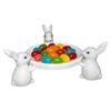Table Desk Easter Bunny Cake Stand 3D Printed Bunny Jewelry Dish  Home Entryway