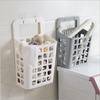 Draining Holes Wall Mount Basket Folded Dirty Laundry Organizer Dirty Laundry Basket  Living Room