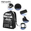 3D Printing EVA Evangelions  Backpacks for Boys Girls Manga School College Travel Bags Women Men Bookbag Fits 15 Inch Laptop