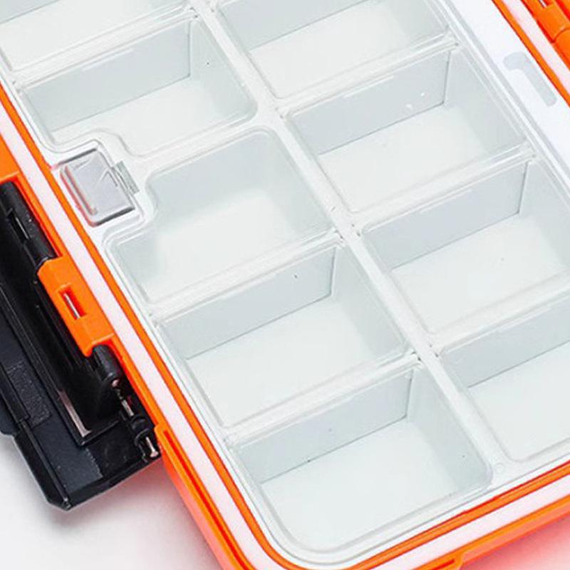 Tragbare Mehrzweck-Angelkasten mit Haken, Schnüren und Ködern