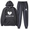 2025 Trendy European & American Spring/Autumn Hoodie & Sweatpants Fashion Set