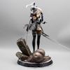 Nier Automata Figures Yorha No.2 Figure 33cm Pvc 2b Statue 2 Heads Action Figurine Collection Cars Ornament  Girls Gk Gifts