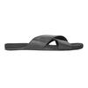Mens Seaton Bay Cross Strap Leather Slides