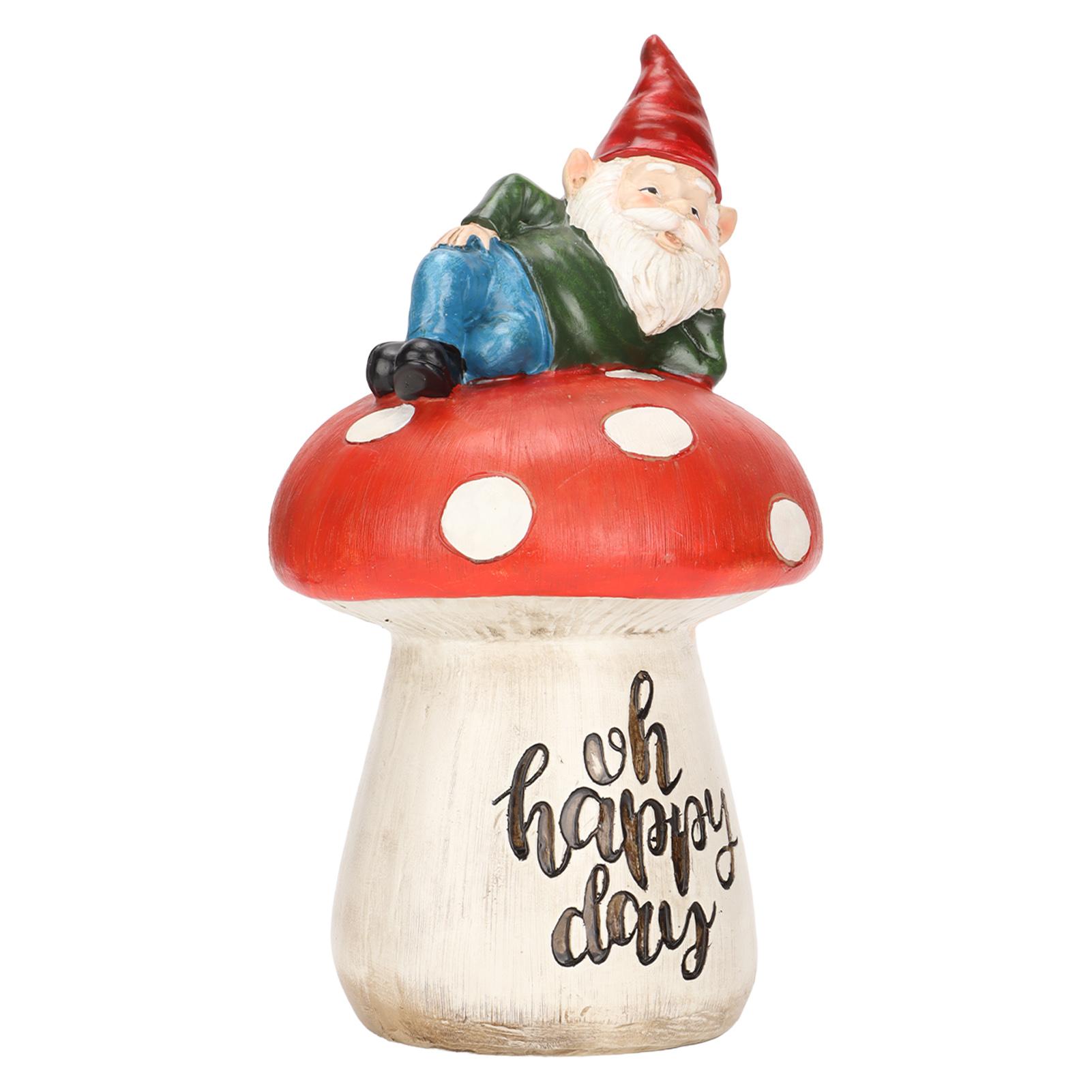 

Садовый гном Премиум смола ручная роспись устойчивая к ультрафиолету прочная невыцветающая широкое применение гномы