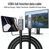 USB4 40Gbps Data Cable with 240W Fast Charging and 8K Display Support - Full-Featured Type-C Cable