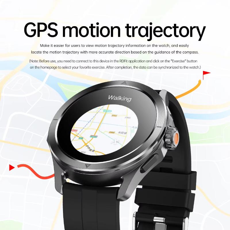 2025 NEU S4 Ultra Smart Armband Herrenuhr AMOLED HD Bildschirm Bluetooth Anruf GPS Trajektorie NFC Herzfrequenz Kompass Smartwatches