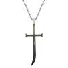 Anime Náhrdelník Dracule Mihawk Křížový Meč Přívěsek Choker Náhrdelníky Pánské Šperky Doplňky Dárek