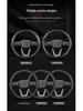 Genuine Leather Steering Wheel Cover for Hyundai ix35, Elantra Yuedong, Mingtu, and Festa - Ultra-Thin Design
