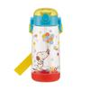Imported Cute Cartoon Kids' Transparent Straw Water Bottle, 480ml