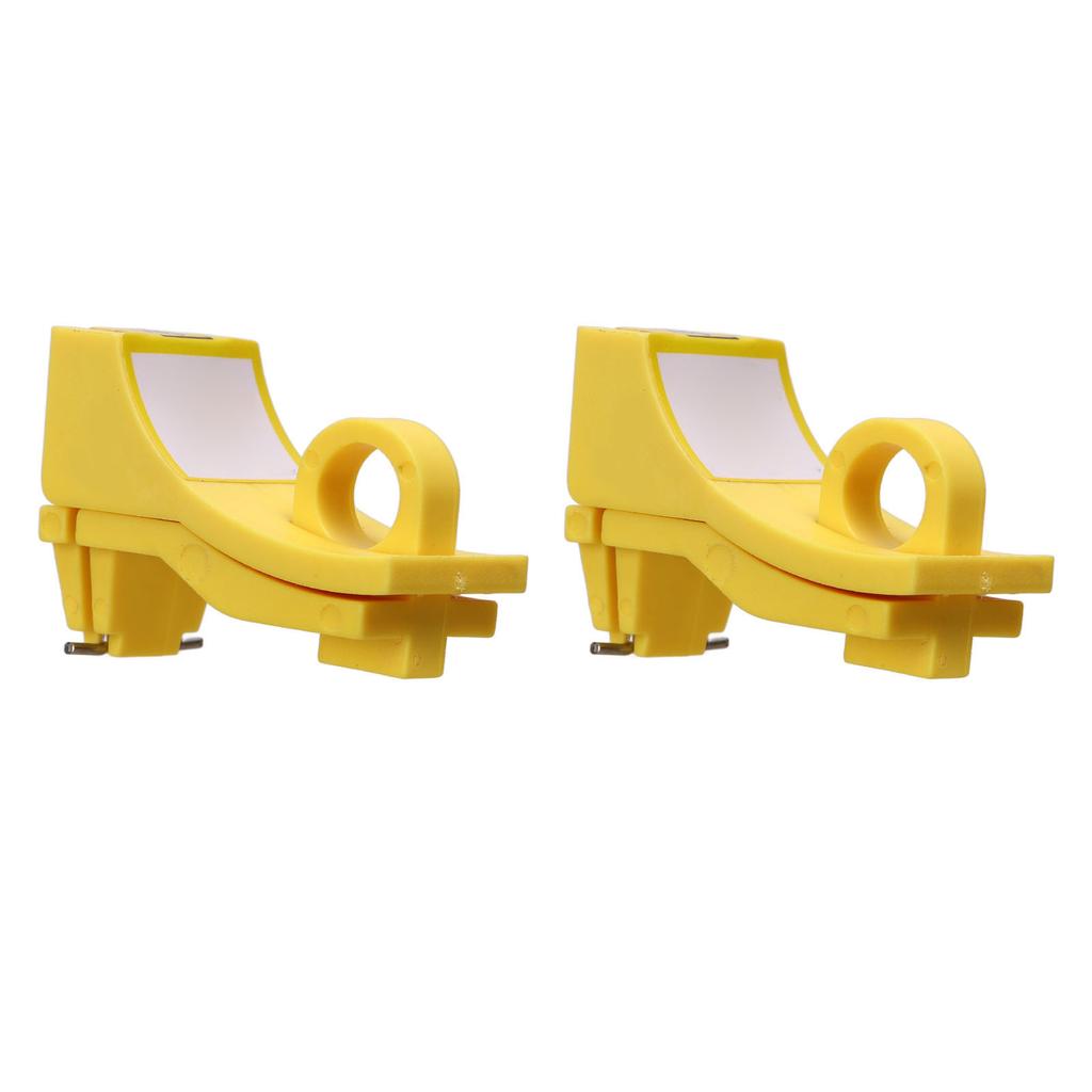 2 Pcs Miniature Circuit Breaker Lockout High Mechanical Strength Nylon Pin Out Circuit Breaker Safety Lock