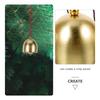 9Pcs Alloy Christmas Bells Vintage Mini Hanging Bells DIY Craft Accessories Tree Decorations Small Bell Mini Bell