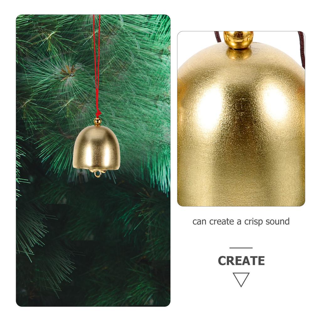 9Pcs Alloy Christmas Bells Vintage Mini Hanging Bells DIY Craft Accessories Tree Decorations Small Bell Mini Bell