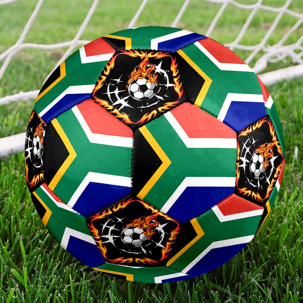1pc South African Sports Theme Size 5 Soccer Ball Professional Match Training Football Indoor &Outdoor Sports Ball Lightweight Durable C6610