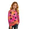 Kids Long Sleeve T-Shirt with Halloween Print, Round Neck, for Boys and Girls