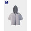 AERO Women's Hooded Knit Short-Sleeve Top