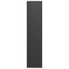 Firewood Rack Black 50x23x100 cm Cold Rolled Steel