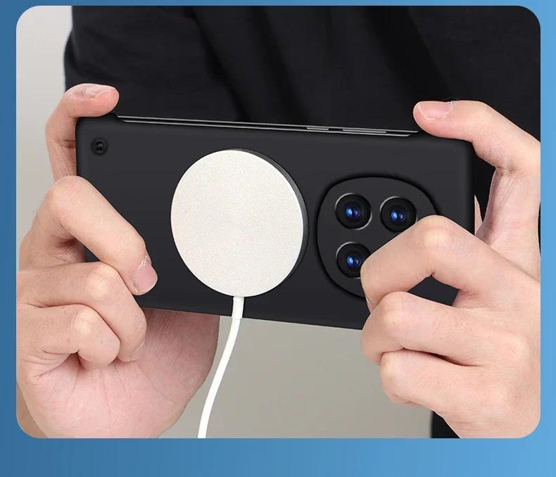 For Magsafe Magnetic Phone Case for Honor Magic 7 Pro Frameless Hard PC Back Cover Wireless Charging Cases for Magic 7 Lite 7Pro Capa Magsafing Cover