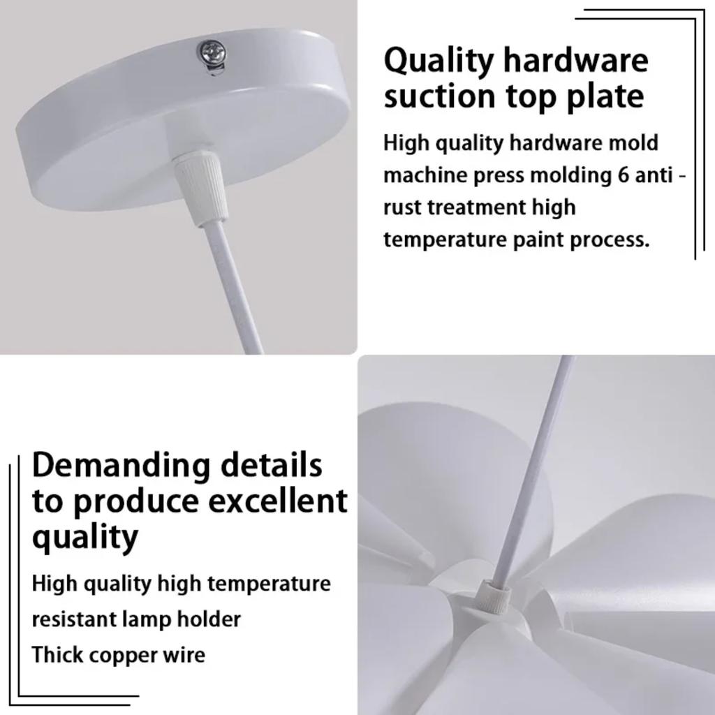 New DIY Lotus Pendant Light Ceiling Lamps Modern North European Style Decoration