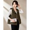 D.F.DEAR Damen Kapuzen-Minimalist-Utility-Weste
