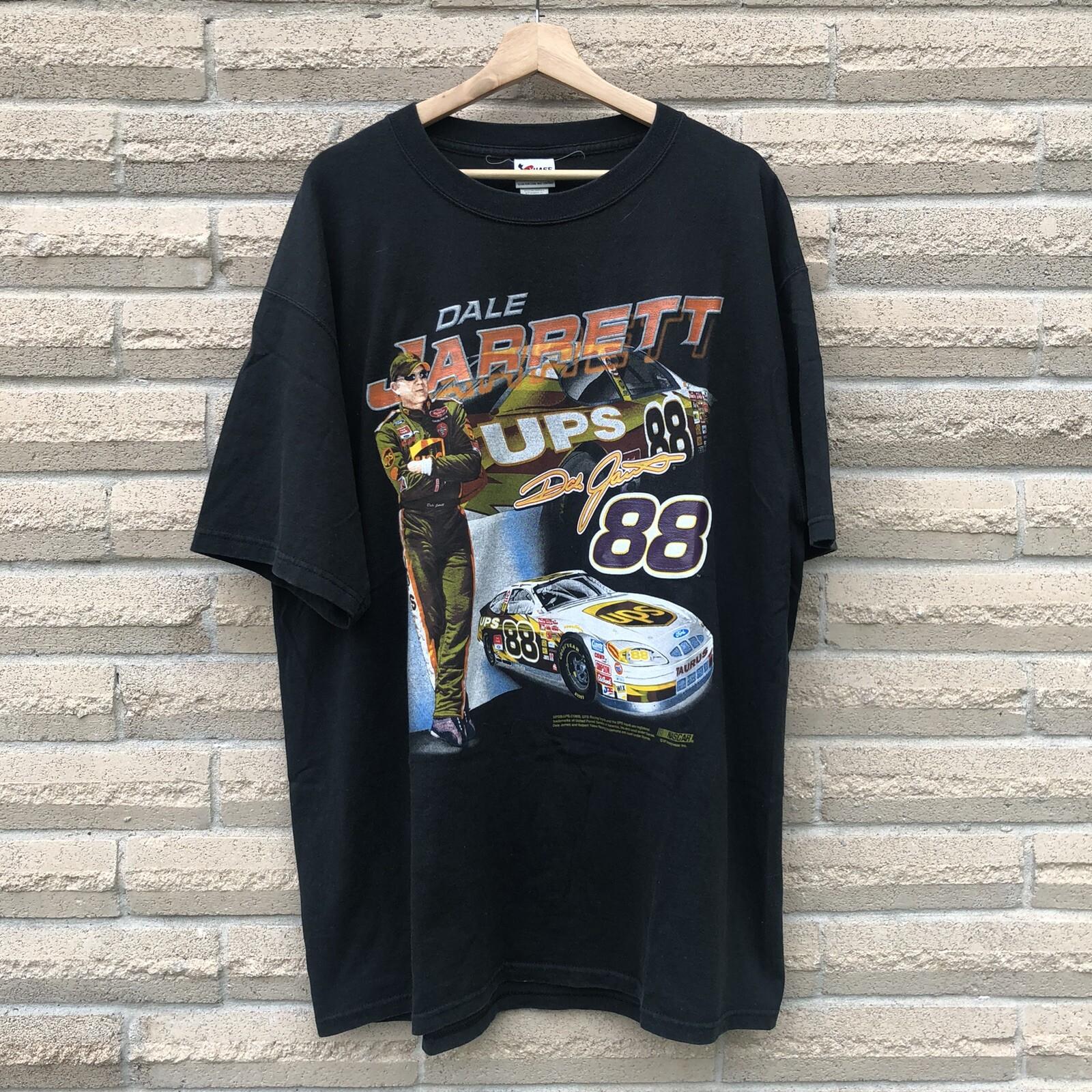 Vintage Y2K Dale Jarrett UPS 88 Chase Authentics NASCAR Racing Shirt S